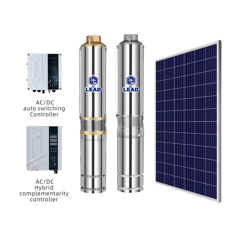 SD Deep Well Solar Dompel Pumps AC DC Powered