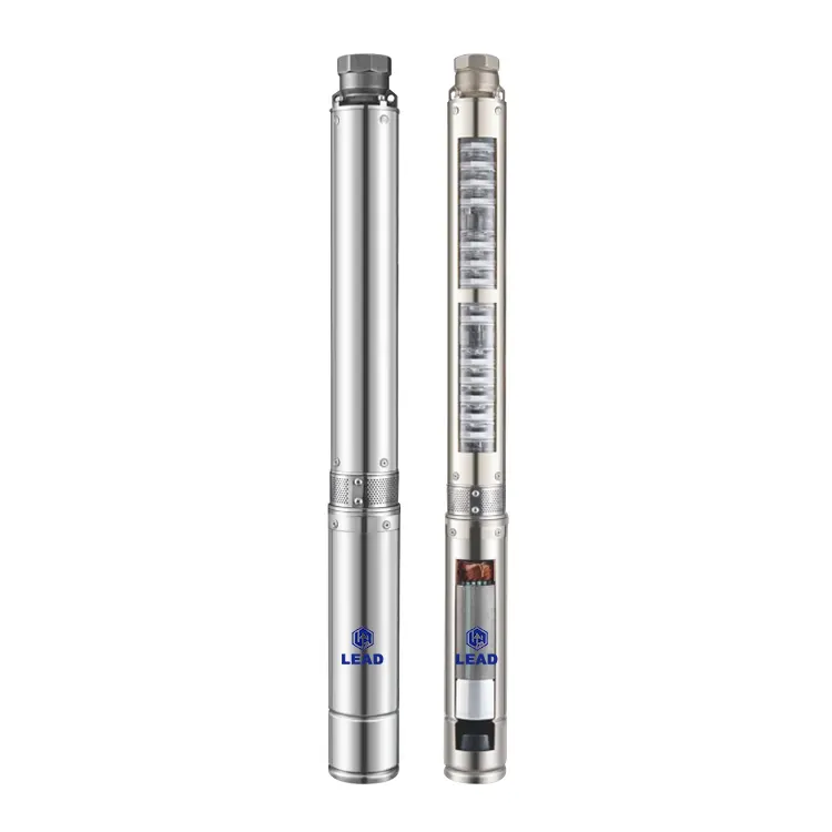 Hoge snelheid borstelloze plastic waaier Zonnee Deep Well Pump
